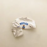 【66-110cm】 熊柄 ロンパース  or セットアップ - 画像 (18)