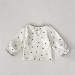 【66-110cm】 ノーカラーor小花柄 インナーシャツ - 画像 (11)