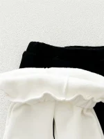 【66-120cm】 レース ノーカラー 裏ボア セットアップ - 画像 (6)