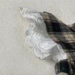 【66-90cm】チェック柄 ロンパース - 画像 (10)