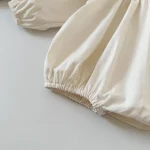 【66-90cm】 肩フリル ロンパース - 画像 (7)