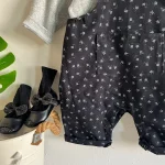 【66-90cm】 小花柄 サロペットORインナーシャツ - 画像 (7)