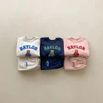 【66-110cm】 熊柄 ロンパース  or セットアップ - 画像 (3)