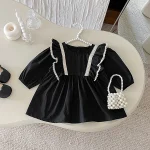 【66-110cm】 肩フリル ワンピース or ロンパース - 画像 (8)