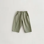 【73-110cm】 ポケット シンプル カジュアル パンツ - 画像 (4)