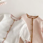 【66-90cm】 シンプル ロンパース - 画像 (7)