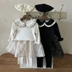 【73-100cm】 丸襟 トップス - 画像 (5)