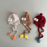 【GOODS】 目デザイン ニット 帽子 - 画像 (4)