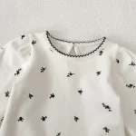 【66-110cm】 ノーカラーor小花柄 インナーシャツ - 画像 (12)