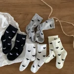 【GOODS】 ハート柄 ソックス