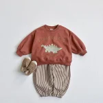 【80-130cm】 ストライプ パンツ - 画像 (3)