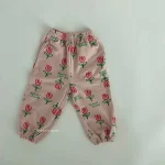 【73-120cm】 チューリップ柄 セットアップ - 画像 (9)