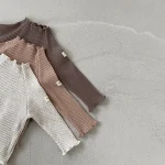 【73-100cm】 シンプル フリル インナー シャツ - 画像 (3)
