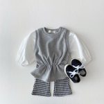 【73-120cm】きれいめ 韓国風 女の子 フレアパンツ - 画像 (4)