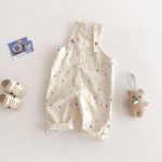 【73-120cm】サロペット ストライプ カラフル カジュアル パンツ - 画像 (6)