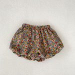 【66-100cm】二点セット ホワイト ブラウス&花柄 ブルマ セットアップ - 画像 (10)