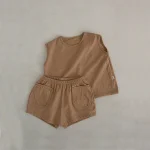 【73-100cm】ベビー セットアップ 韓国風 シンプル - 画像 (5)