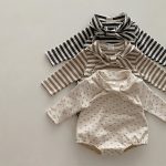 【66-90cm】ロンパース セーラーカラー 肌に優しい ベビー服