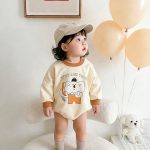 【66-90cm】ロンパース ゾウ柄 長袖 可愛い 人気 赤ちゃん - 画像 (5)