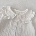 【66-100cm】二点セット ホワイト ブラウス&花柄 ブルマ セットアップ - 画像 (15)