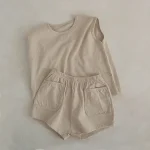 【73-100cm】ベビー セットアップ 韓国風 シンプル - 画像 (4)