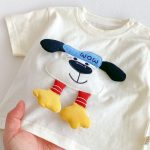 【73-120cm】ＴシャツORボーダー柄 パンツ 可愛い ドッグロゴ 人気 - 画像 (12)