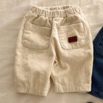 【73-100cm】パンツ ベーシック コーデュロイ カジュアル 履きやすい ボトムス - 画像 (6)