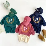【66-100cm】二点セット Pロゴ カラフル セットアップ - 画像 (4)