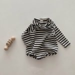 【66-90cm】ロンパース セーラーカラー 肌に優しい ベビー服 - 画像 (5)