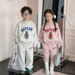 【66-110cm】ベビー セットアップ くま柄 トレーナー 上下セット おしゃれ 人気 - 画像 (7)
