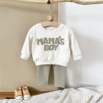 【73-110cm】セットアップ スウェット&パンツ カジュアル 二点セット - 画像 (7)