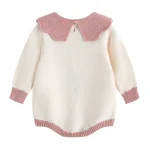 【66-90cm】ロンパース 丸襟 チューリップ 可愛い ベビー服 - 画像 (11)