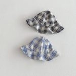 【66-90cm】ロンパース&帽子 チェック ルーズ 肌に優しい ベビー服 - 画像 (9)