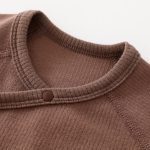 【66-90cm】ロンパース 無地 リブ シンプル 着心地良い ベビー服 - 画像 (10)