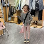 【80-130cm】レギンス フラワリブ シンプル 履きやすい 女の子 ボトムス - 画像 (12)