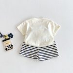 【73-120cm】ＴシャツORボーダー柄 パンツ 可愛い ドッグロゴ 人気 - 画像 (9)