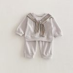 【73-100cm】セットアップ ショール風 スウェット&ボトムス - 画像 (14)