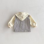 【80-130cm】アウター デニム 帽子付き カジュアル 合わせやすい ジャケット - 画像 (6)
