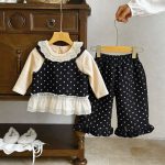 【73-120cm】ベビー 女の子 トップス/セットアップ おしゃれ フリルデザイン - 画像 (2)