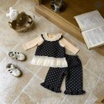 【73-120cm】ベビー 女の子 トップス/セットアップ おしゃれ フリルデザイン - 画像 (4)
