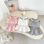 【73-120cm】ベビー女の子 セットアップ ノースリーブ スウィート - 画像 (2)