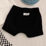 【73-100cm】ベビー 無地 シンプル ショートパンツ - 画像 (5)