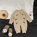 【66-100cm】ベビー ロンパース ニット 着脱しやすい - 画像 (6)