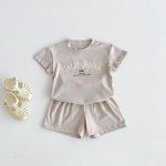 【80-130cm】ベビー キッズ 半袖 セットアップ プリント - 画像 (7)