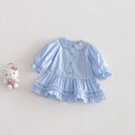 【73-120cm】ベビー 女の子 シャツワンピース おしゃれ シンプル - 画像 (6)