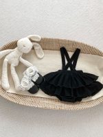 【66-100cm】ベビー ジャンパースカート おしゃれ フリルデザイン - 画像 (4)