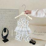 【73-120cm】ベビー 女の子 セットアップ キャミソール&ショートパンツ - 画像 (8)