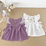 【73-110cm】ワンピース フラワー柄 フリル おしゃれ 女の子 - 画像 (9)