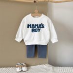 【73-110cm】セットアップ スウェット&パンツ カジュアル 二点セット - 画像 (8)