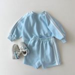 【80-130cm】二点セット スポーツウェア カジュアル セットアップ - 画像 (4)